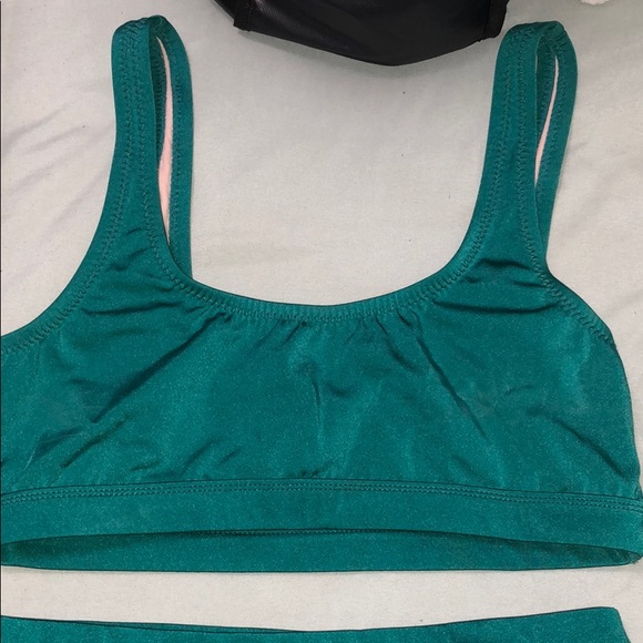 High wasted bikini. Emerald green brand new - Picture 2 of 3